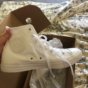 Converse Chuck Taylor All Star Hi White Monochrome